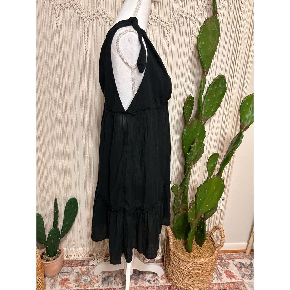 Aerie 100% Cotton Tie Shoulder Dress Size XL - Picture 3 of 7